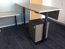 Motion Ecotech Electric Height Adjustable Desk And Workstations Can Be Made Any Size, Any Colour